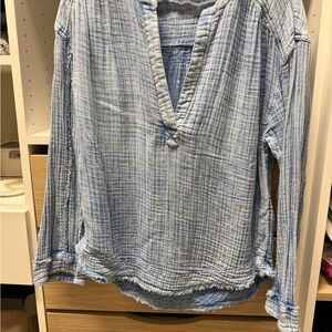 Free People Light Blue Women's Top